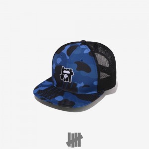 Undefeated Undftd BAPE X UNDEFEATED MESH HAT Kopfbedeckung Navy | SXLCN-9875