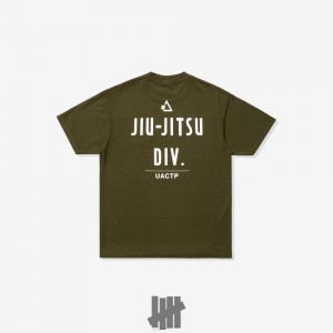 Undefeated Undftd UACTP JIU JITSU DIV S/S TEE Tees Olivgrün | WOGFT-6210