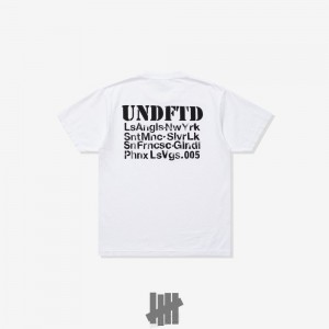 Undefeated Undftd UNDEFEATED BARRACKS S/S TEE Tees Weiß | PUOCS-1063