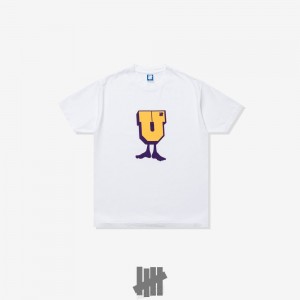 Undefeated Undftd UNDEFEATED BRANDED U-MAN S/S TEE Tees Weiß | JPHSE-7851