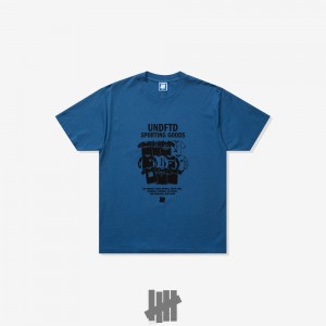 Undefeated Undftd UNDEFEATED CATALOG S/S TEE Tees Blau | SGTMX-3726