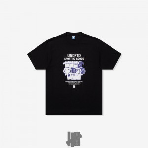 Undefeated Undftd UNDEFEATED CATALOG S/S TEE Tees Schwarz | PIQZE-0253