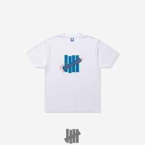 Undefeated Undftd UNDEFEATED CITY S/S TEE - SILVER LAKE Tees Weiß | AHVPK-0639