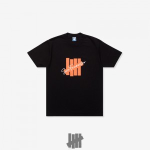 Undefeated Undftd UNDEFEATED CITY S/S TEE - SAN FRANCISCO Tees Schwarz | OGIXY-4702