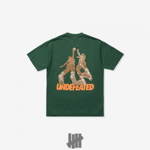 Undefeated Undftd UNDEFEATED CONTACT S/S TEE Tees Grün | OAWRJ-1243