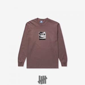 Undefeated Undftd UNDEFEATED GRIT L/S TEE Tees MAUVE | QZHCY-5921