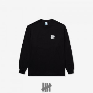 Undefeated Undftd UNDEFEATED ICON L/S TEE Tees Schwarz | UEKAG-4706