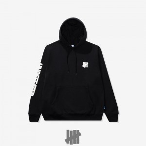 Undefeated Undftd UNDEFEATED ICON PULLOVER HOOD Fleeces Schwarz | UGEWO-5273