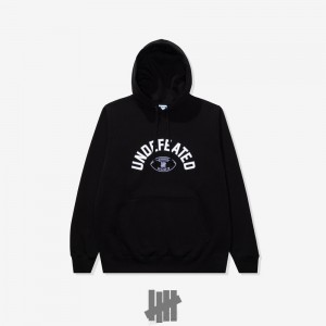 Undefeated Undftd UNDEFEATED LA PULLOVER HOOD Fleeces Schwarz | OUXRC-1054