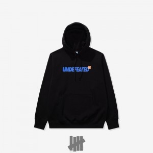 Undefeated Undftd UNDEFEATED LOGO+ PULLOVER HOOD Fleeces Schwarz | CLAST-0459