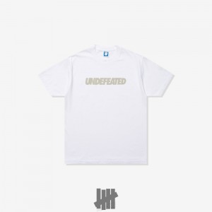 Undefeated Undftd UNDEFEATED LOGO S/S TEE Tees Weiß | CIYON-8056