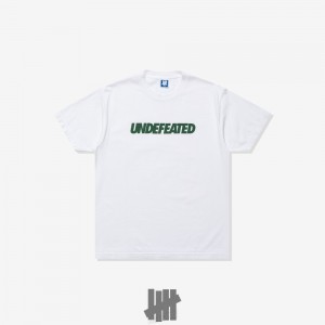 Undefeated Undftd UNDEFEATED LOGO S/S TEE Tees Weiß | LRKMH-0513