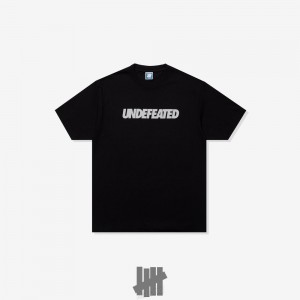 Undefeated Undftd UNDEFEATED LOGO S/S TEE Tees Schwarz | OBDMW-9425