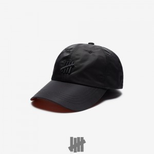 Undefeated Undftd UNDEFEATED SATIN ICON CAP Kopfbedeckung Schwarz | HBFSM-7539