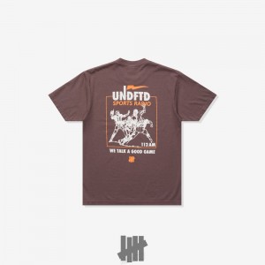 Undefeated Undftd UNDEFEATED SPORTS RADIO S/S TEE Tees MAUVE | OQCTM-0912