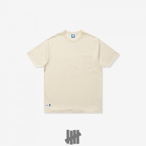 Undefeated Undftd UNDEFEATED STENCIL S/S POCKET TEE Tees Grau | HLWQY-0985