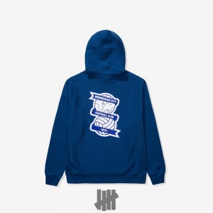 Undefeated Undftd UNDEFEATED X BCFC TEAM HOODIE Fleeces Blau | EIYQV-8413