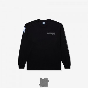 Undefeated Undftd UNDEFEATED X BCFC TEAM L/S TEE Tees Schwarz | BZOQV-7462