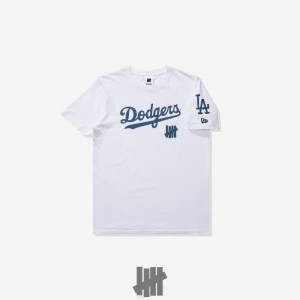 Undefeated Undftd UNDEFEATED X LA DODGERS NEW ERA TEE Tees Weiß | RTQME-8095