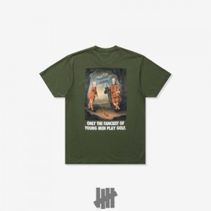 Undefeated Undftd UNDEFEATED X MALBON REGAL SPORT S/S TEE Tees Olivgrün | UEBYT-4650