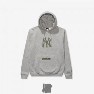 Undefeated Undftd UNDEFEATED X NEW ERA NY YANKEES HOODIE Fleeces HEATHERGREY | BKYXS-5128