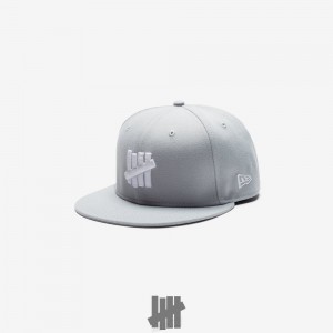 Undefeated Undftd UNDEFEATED X NE ICON FITTED Kopfbedeckung Grau | QGBLM-0253