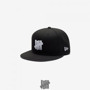 Undefeated Undftd UNDEFEATED X NE ICON FITTED Kopfbedeckung Schwarz | QWCOE-2931