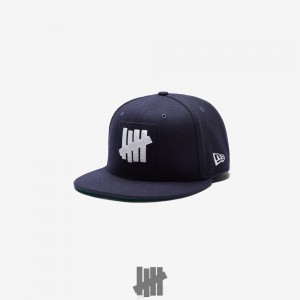 Undefeated Undftd UNDEFEATED X NE ICON PATCH FITTED Kopfbedeckung Navy | WDUVN-8751