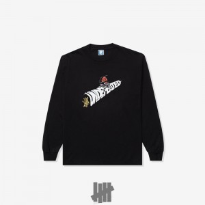 Undefeated Undftd UNDEFEATED X TROY LEE DESIGNS L/S TEE Tees Schwarz | PZQOW-1496