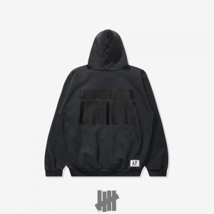 Undefeated Undftd UNDEFEATED X UNION HOODIE Fleeces Schwarz | DXEOH-7649