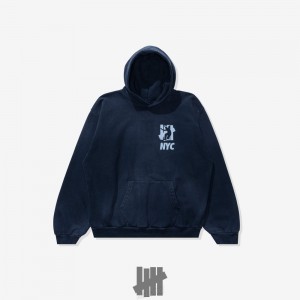 Undefeated Undftd UNDEFEATED X UNION MEDINA HOODIE Fleeces Navy | ZDOXS-7950