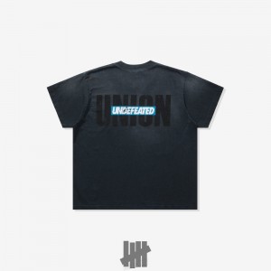 Undefeated Undftd UNDEFEATED X UNION S/S TEE - BLACK Tees Schwarz | NSBHT-4678