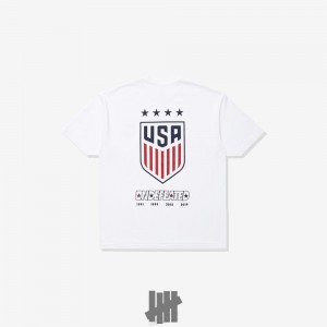 Undefeated Undftd UNDEFEATED X USWNT S/S TEE Tees Weiß | ECMAK-7483