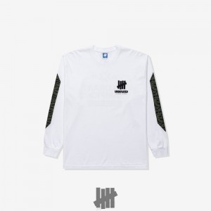 Undefeated Undftd UNDEFEATED X VALORANT L/S TEE Tees Weiß | MBYVH-0812