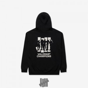 Undefeated Undftd UNDEFEATED X VALORANT HOODIE Fleeces Schwarz | FECYB-6582