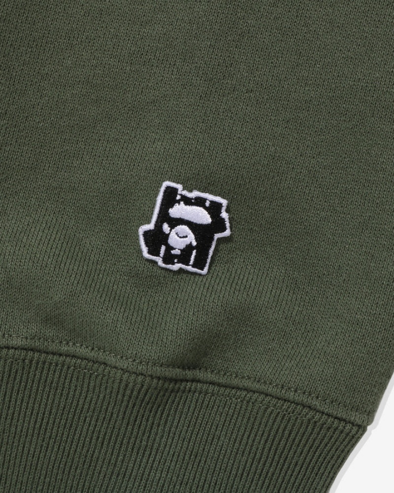 Undefeated Undftd BAPE X UNDEFEATED COLOR CAMO RELAXED ZIP HOODIE Fleeces Grün | YVPBH-7381