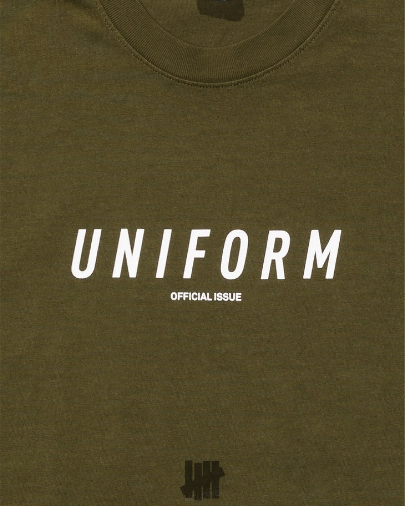 Undefeated Undftd UACTP ATHLETIC CLUB S/S TEE Tees Olivgrün | DOGRI-1097