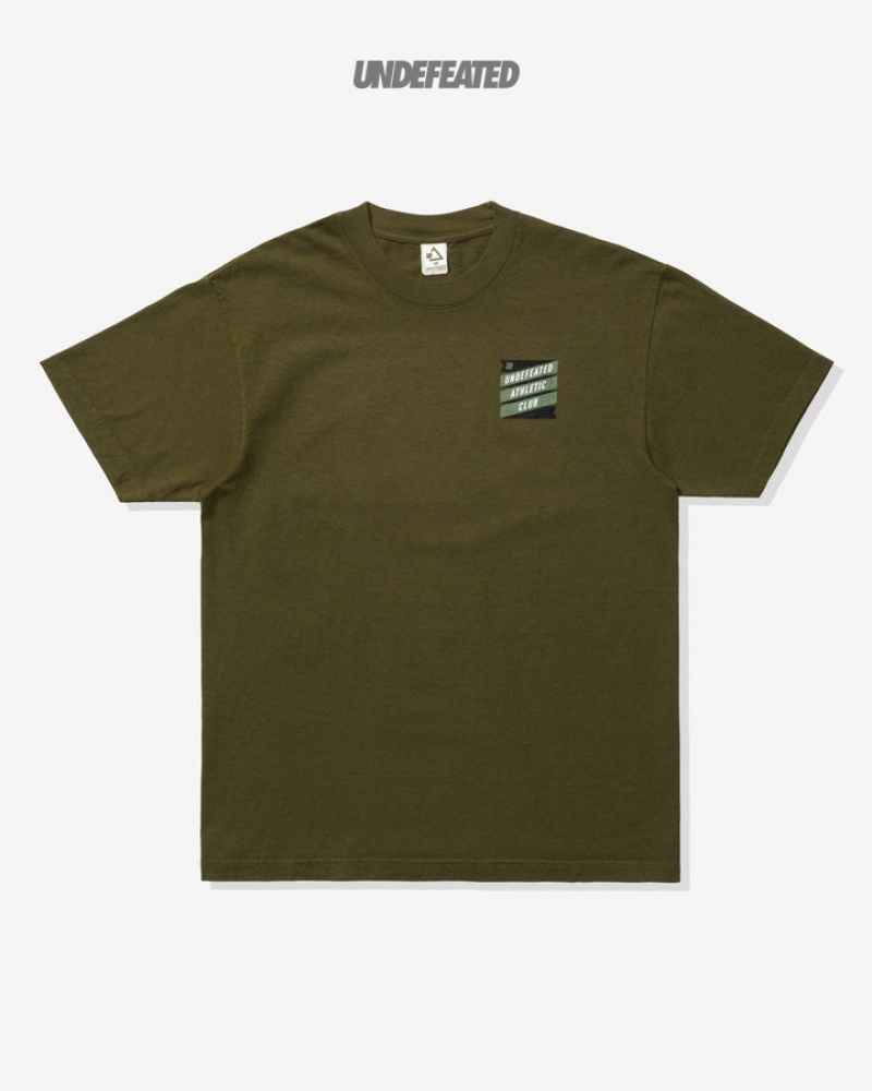 Undefeated Undftd UACTP JIU JITSU DIV S/S TEE Tees Olivgrün | WOGFT-6210