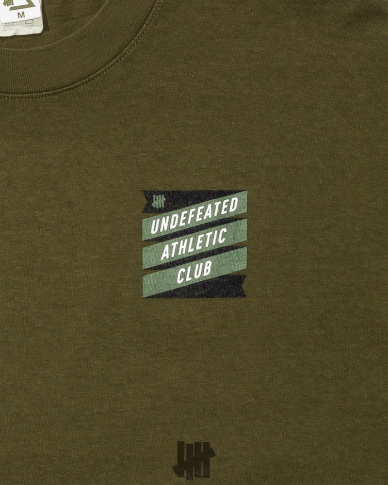 Undefeated Undftd UACTP JIU JITSU DIV S/S TEE Tees Olivgrün | WOGFT-6210