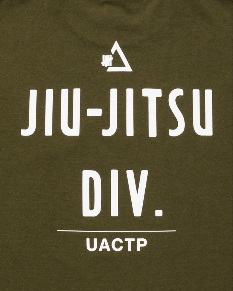 Undefeated Undftd UACTP JIU JITSU DIV S/S TEE Tees Olivgrün | WOGFT-6210