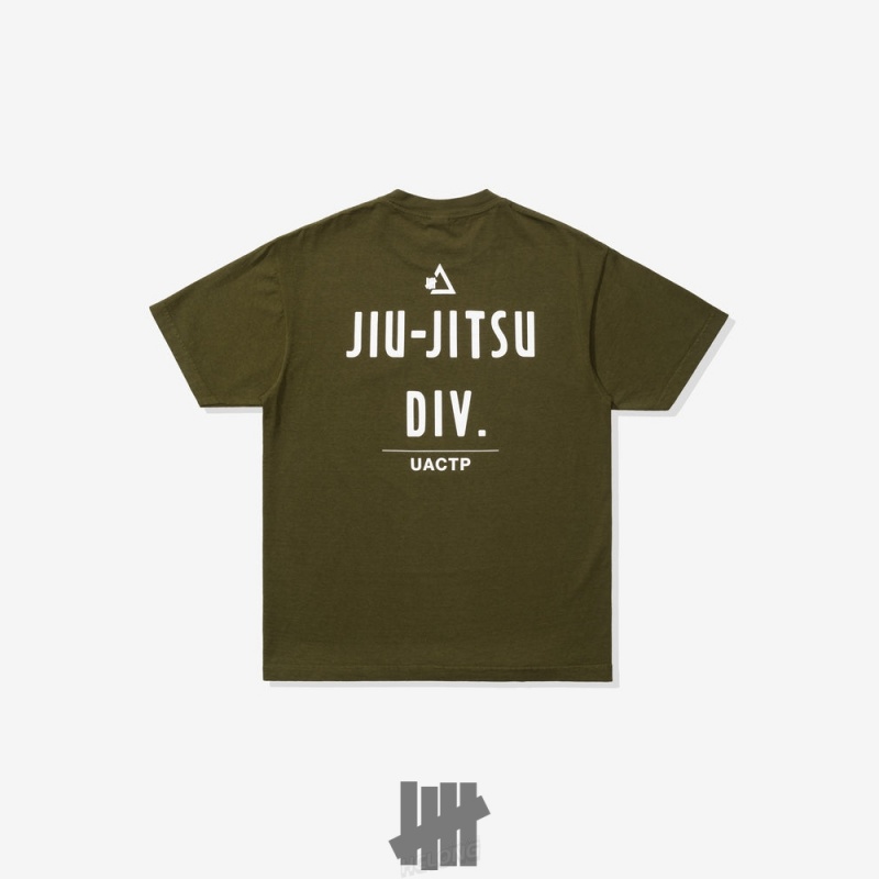 Undefeated Undftd UACTP JIU JITSU DIV S/S TEE Tees Olivgrün | WOGFT-6210