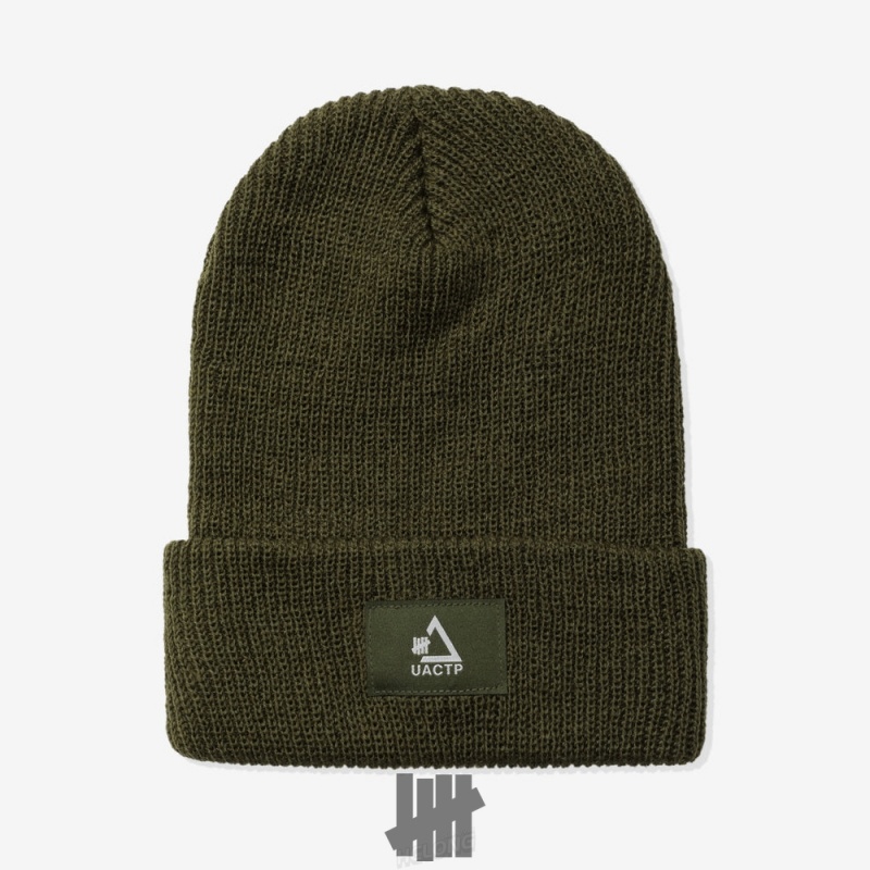 Undefeated Undftd UACTP STANDARD ISSUE BEANIE Kopfbedeckung Olivgrün | VBUAS-2437