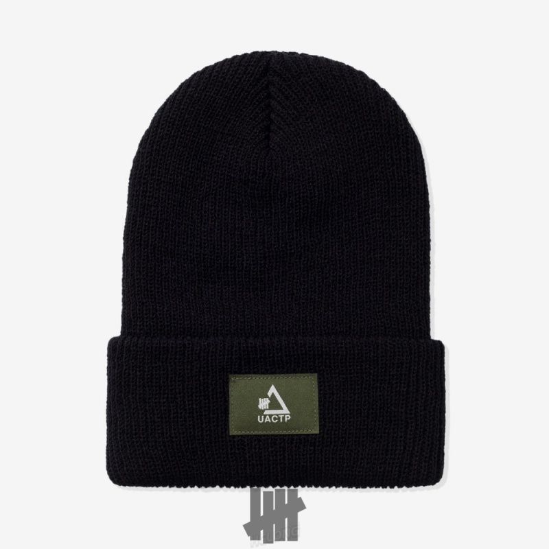 Undefeated Undftd UACTP STANDARD ISSUE BEANIE Kopfbedeckung Schwarz | FRHSO-0635