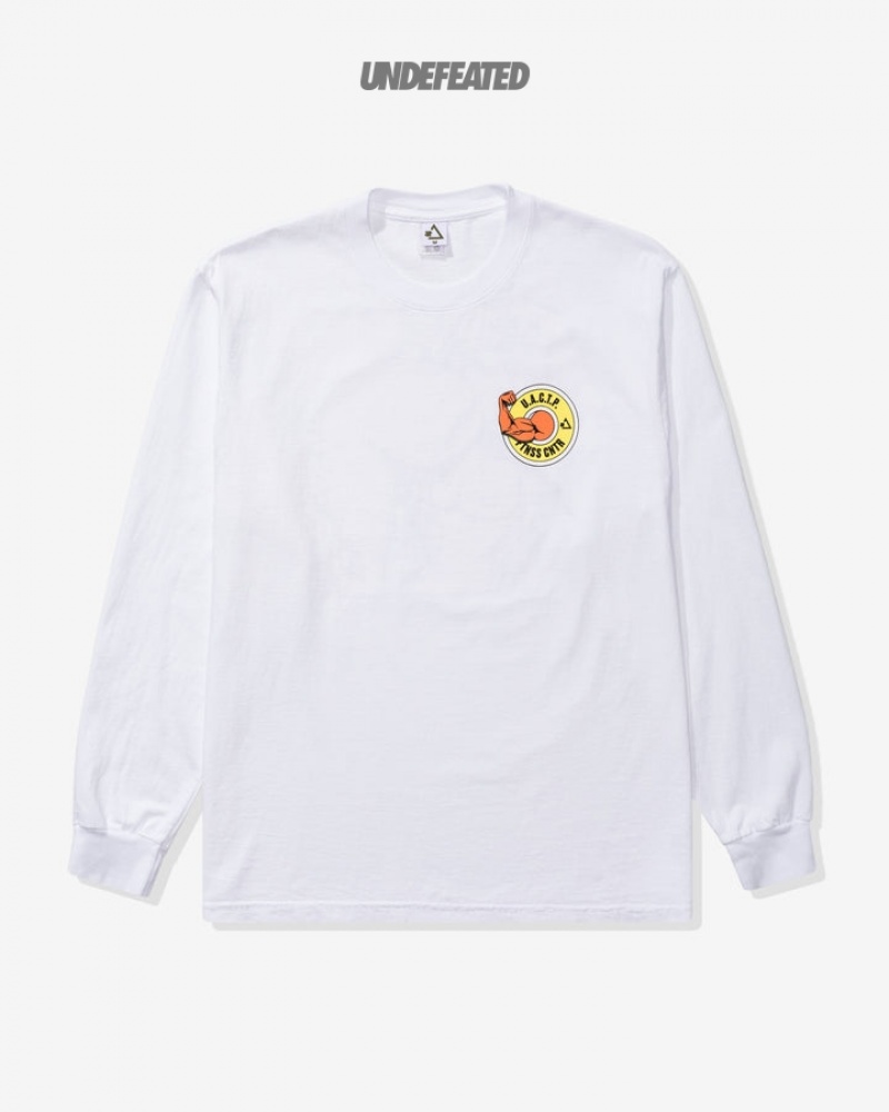 Undefeated Undftd UACTP SUN'S OUT L/S TEE Tees Weiß | UZNPA-1493