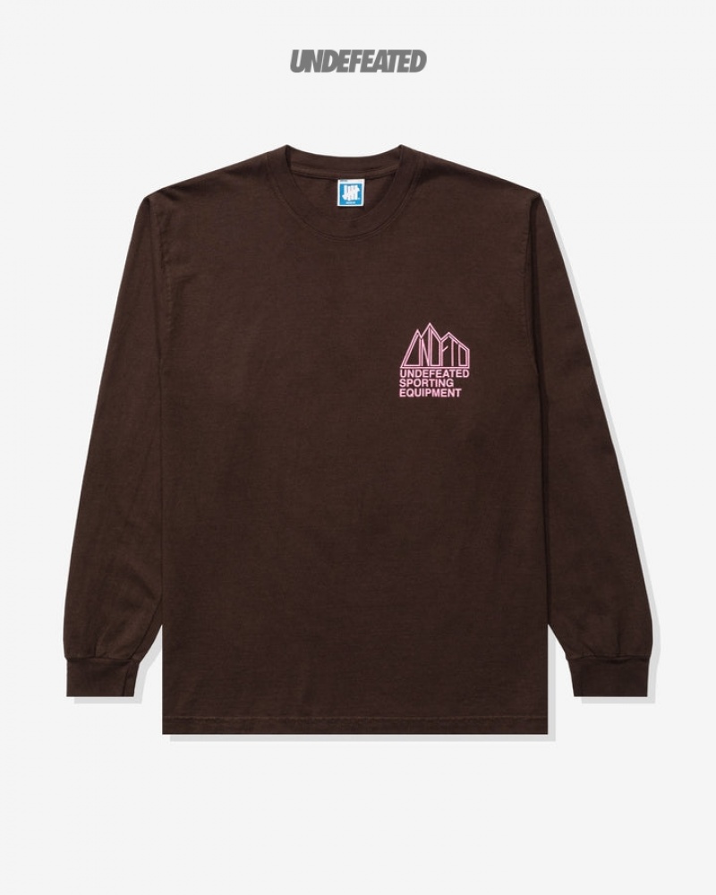 Undefeated Undftd UNDEFEATED ALPINE L/S TEE Tees Braun | JROUP-0486