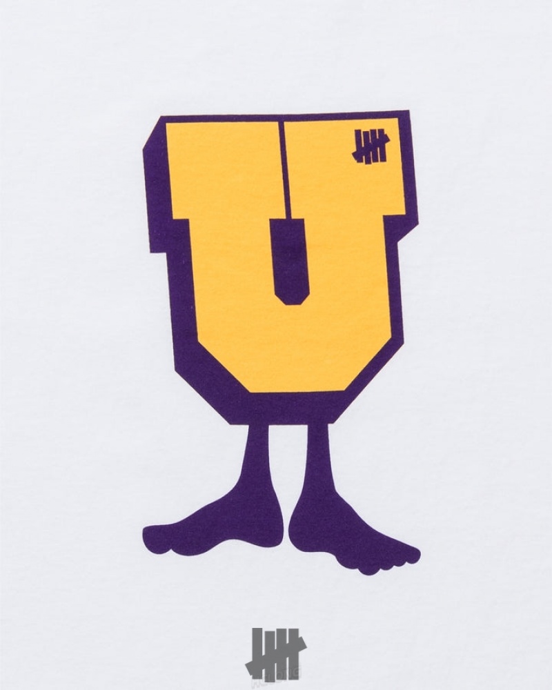 Undefeated Undftd UNDEFEATED BRANDED U-MAN S/S TEE Tees Weiß | JPHSE-7851