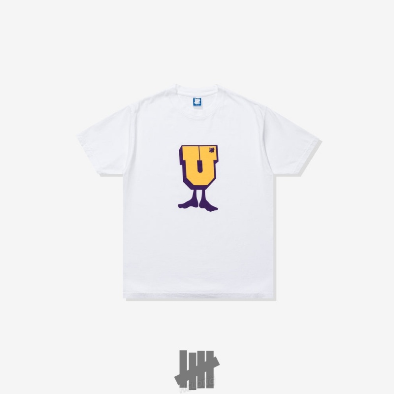 Undefeated Undftd UNDEFEATED BRANDED U-MAN S/S TEE Tees Weiß | JPHSE-7851