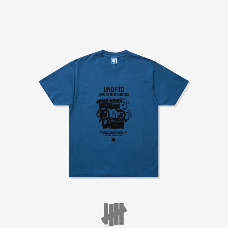 Undefeated Undftd UNDEFEATED CATALOG S/S TEE Tees Blau | SGTMX-3726