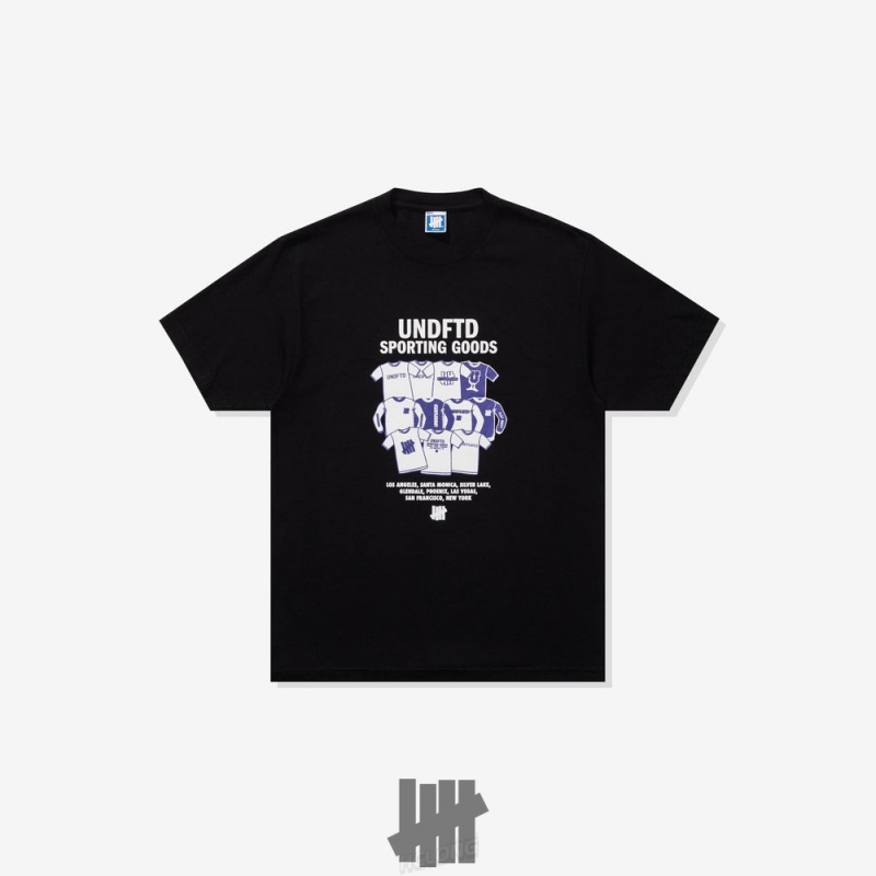 Undefeated Undftd UNDEFEATED CATALOG S/S TEE Tees Schwarz | PIQZE-0253