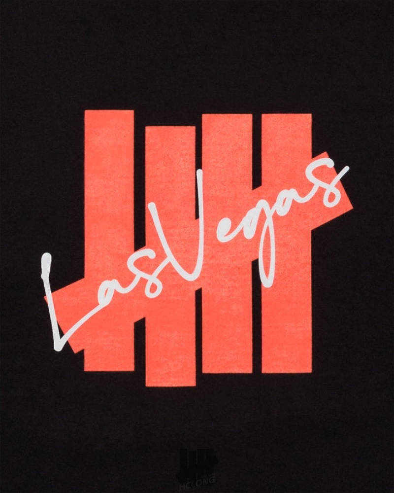 Undefeated Undftd UNDEFEATED CITY S/S TEE - LAS VEGAS Tees Schwarz | KOYUH-5847